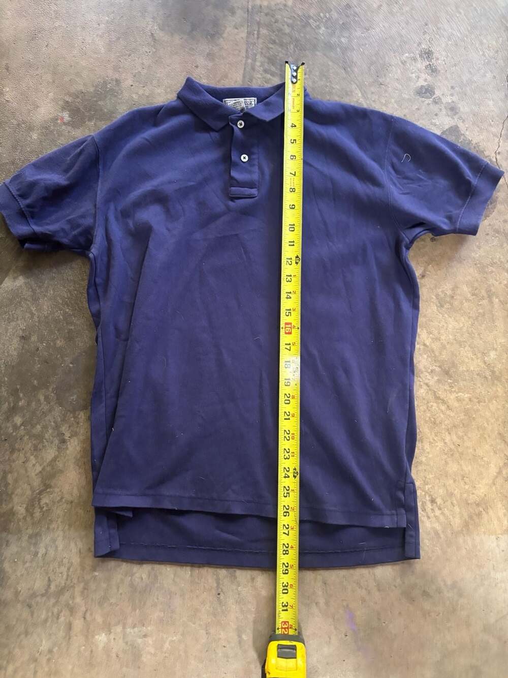 Classic Navy Blue Short Sleeve Pique Polo Shirt